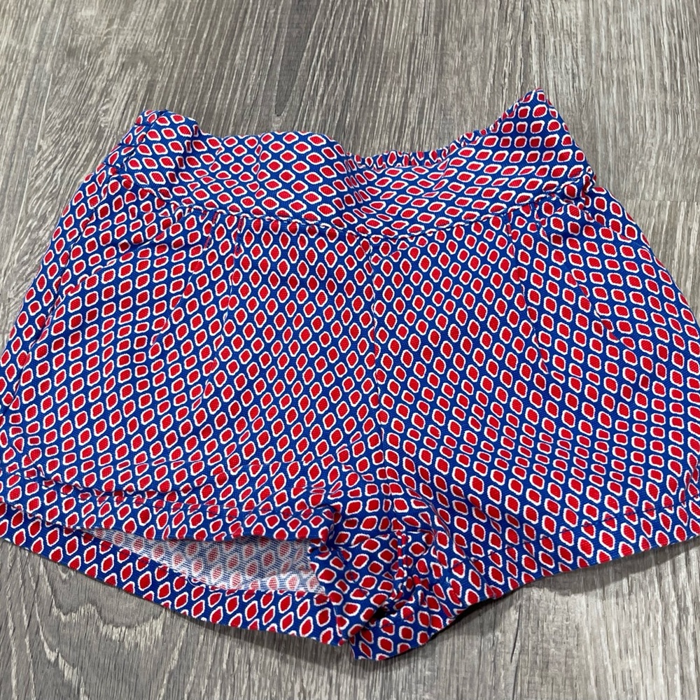 Janie and Jack Red Blue Shorts 12-18 months BV1